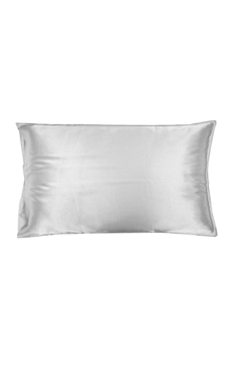 King Size Sidenörngott Satin Grå