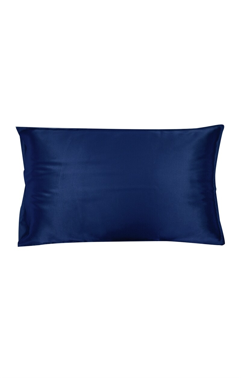 King Size Sidenörngott Satin Marin