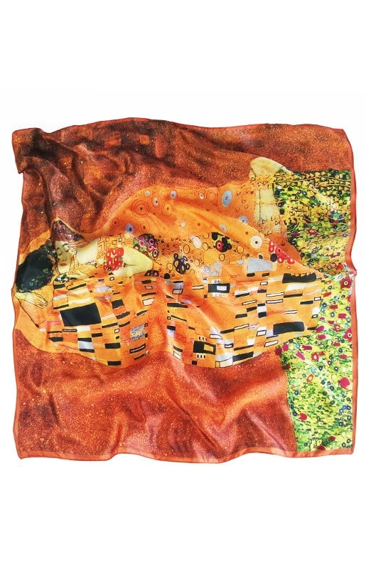Sidensjal Konst Klimt 