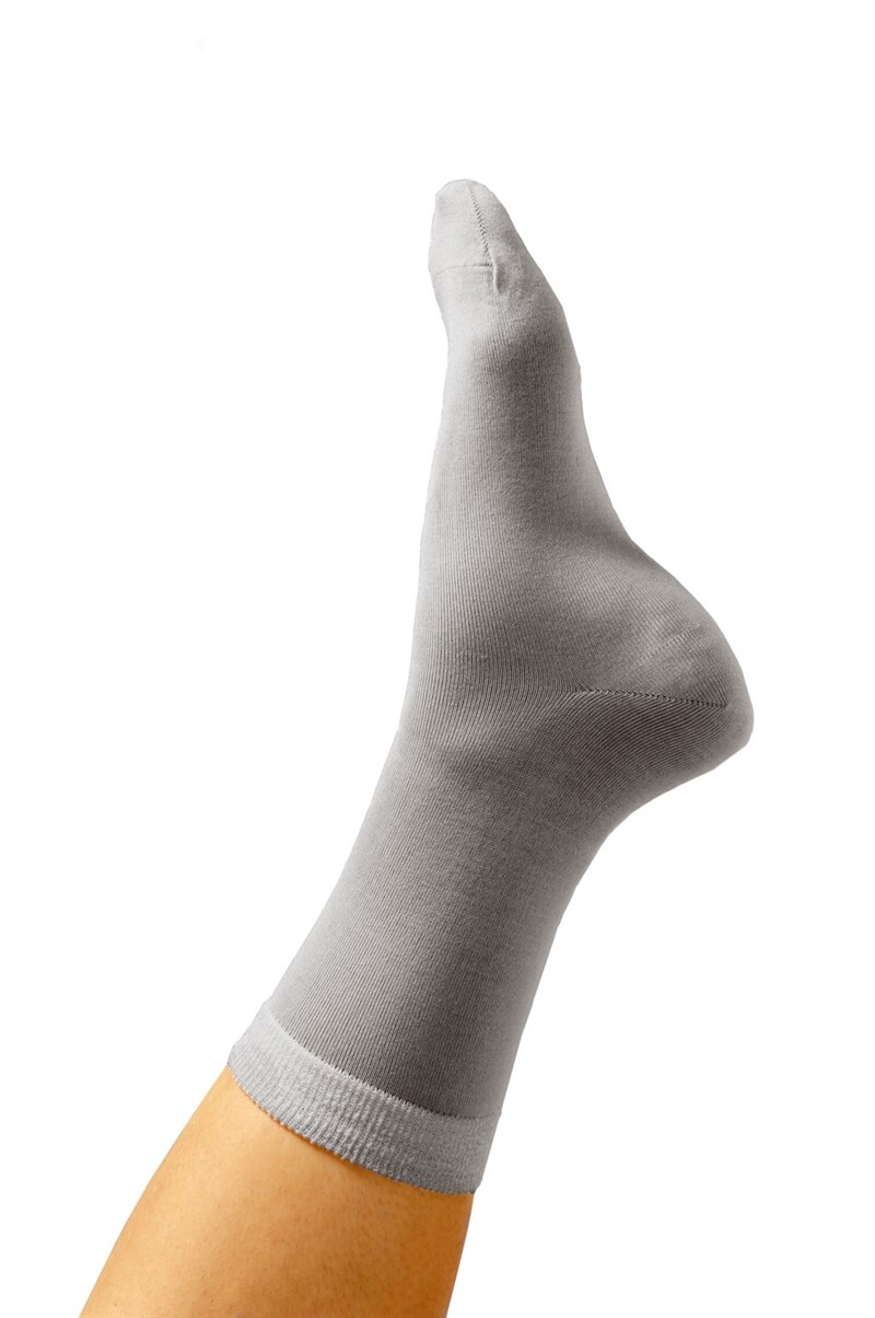 Sidensocka grå