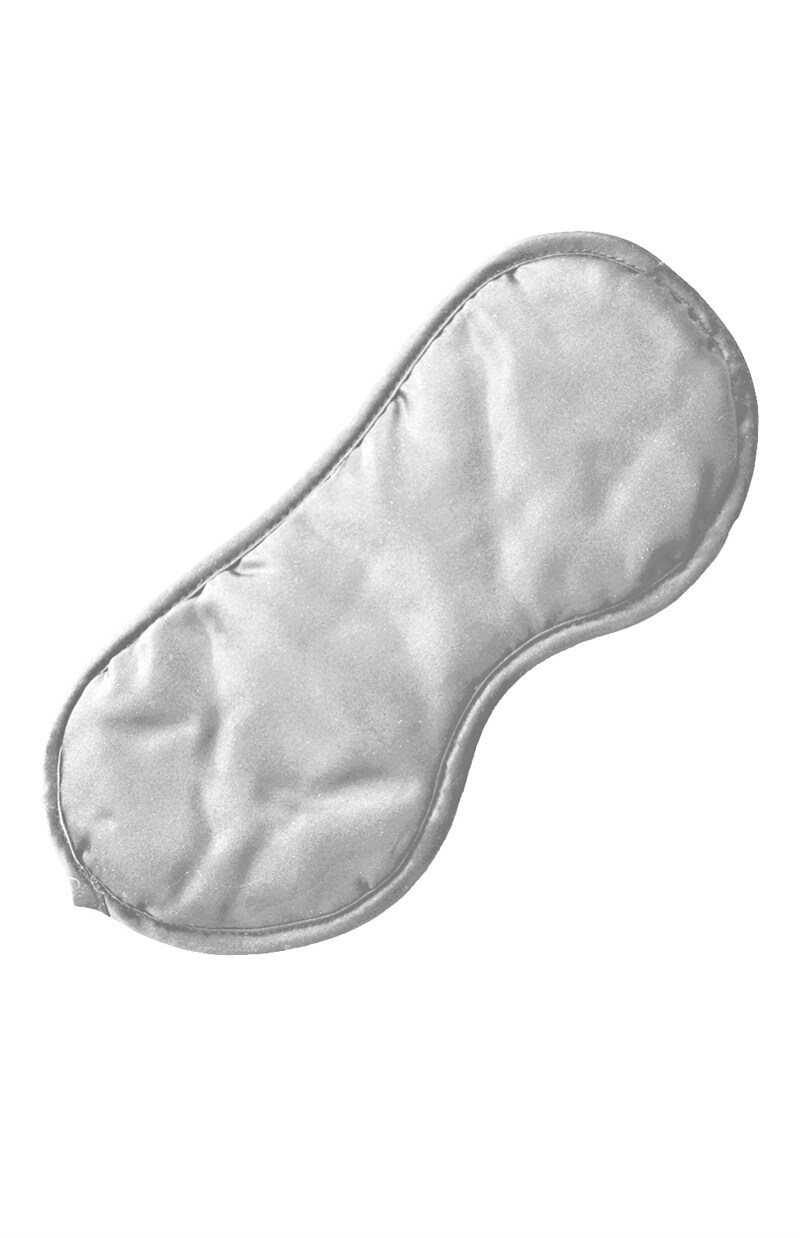 Sovmask i silke silver