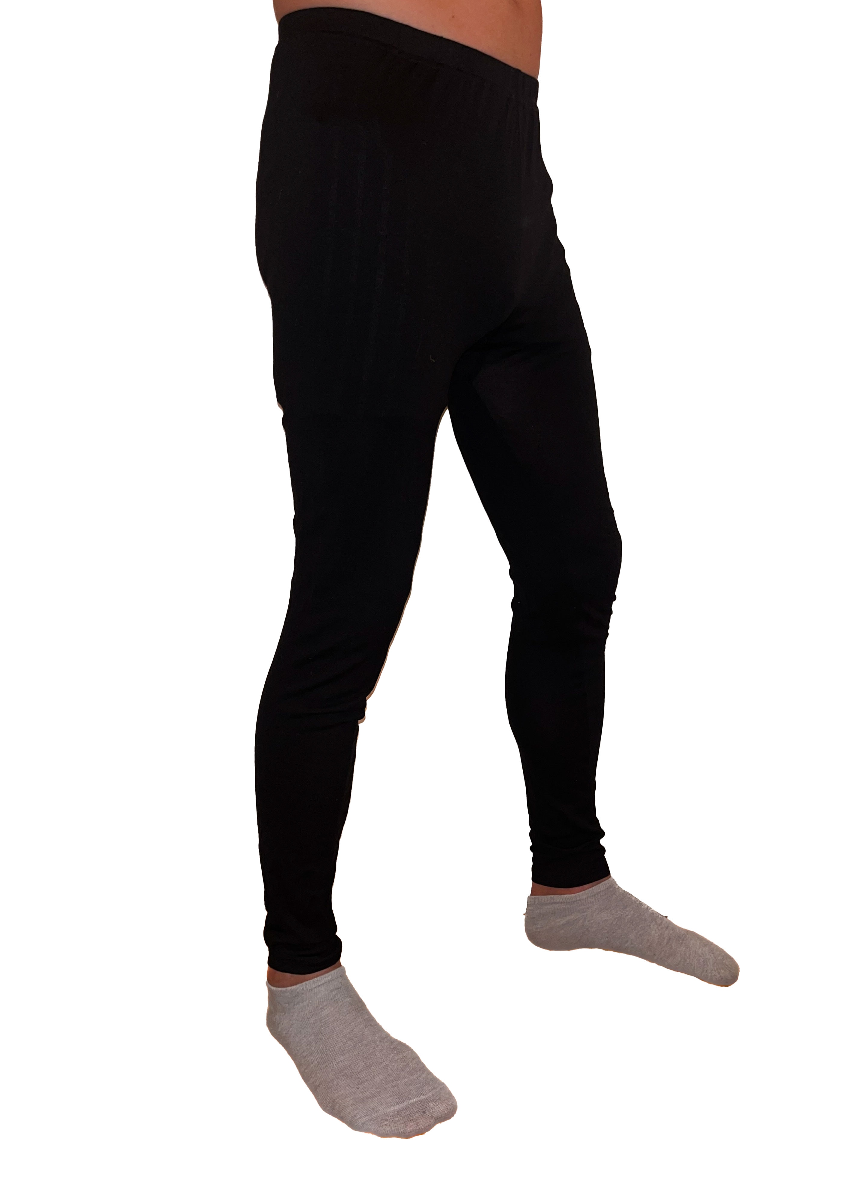 Herrlångkalsong WOOLSILK Svart