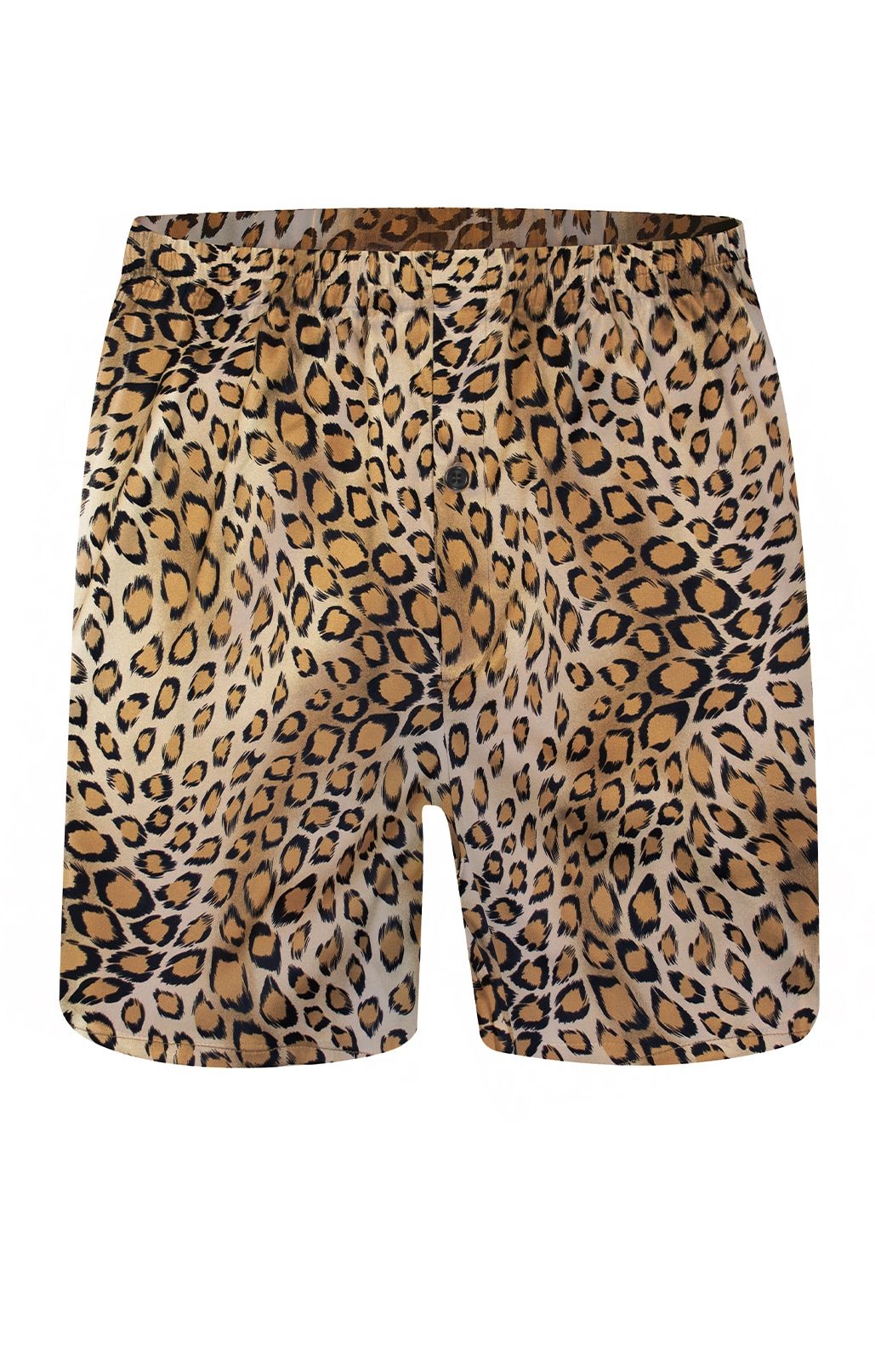 Sidenboxer satin herr leopard