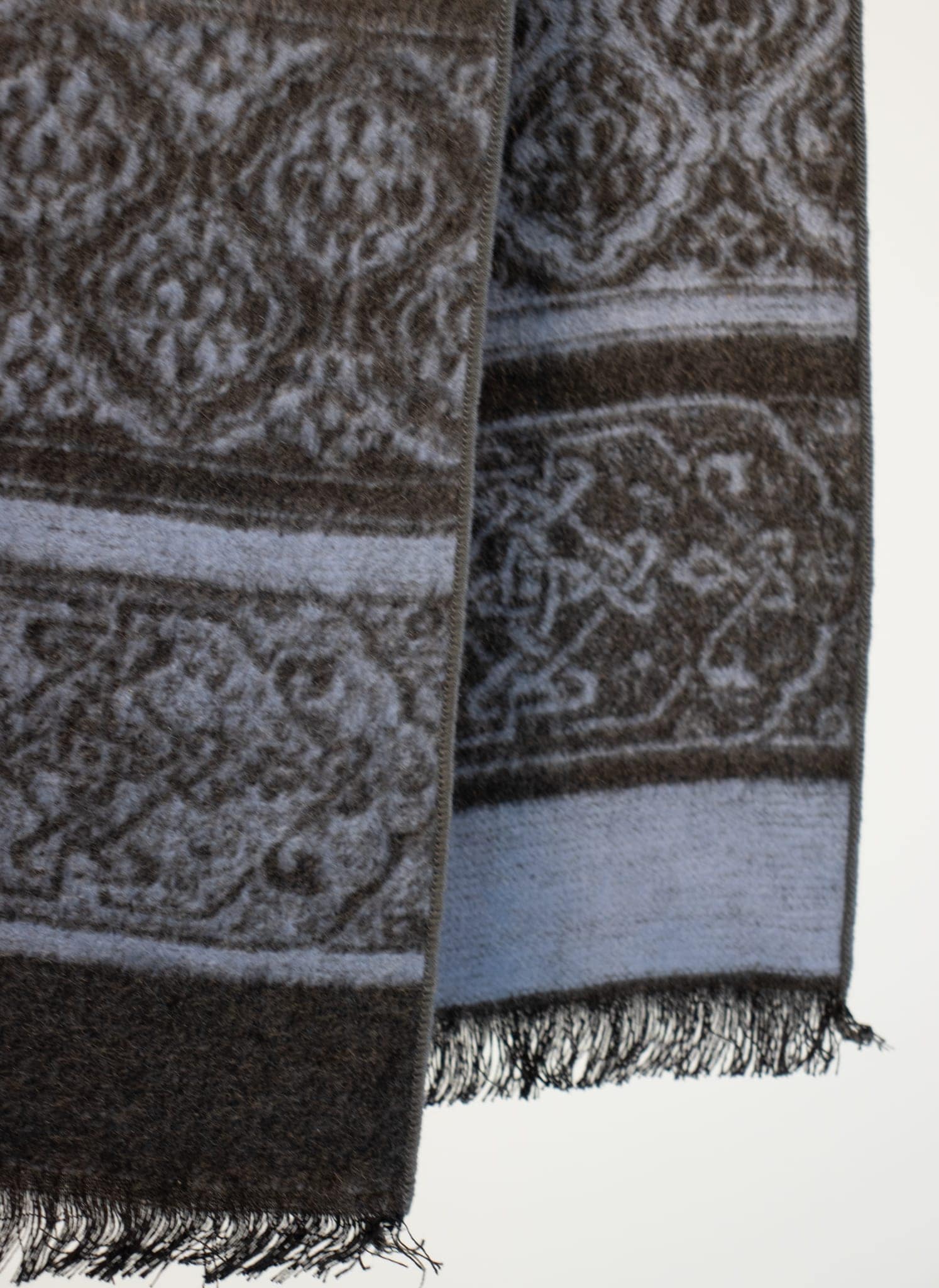 Sidenhalsduk flanell, Blågrå