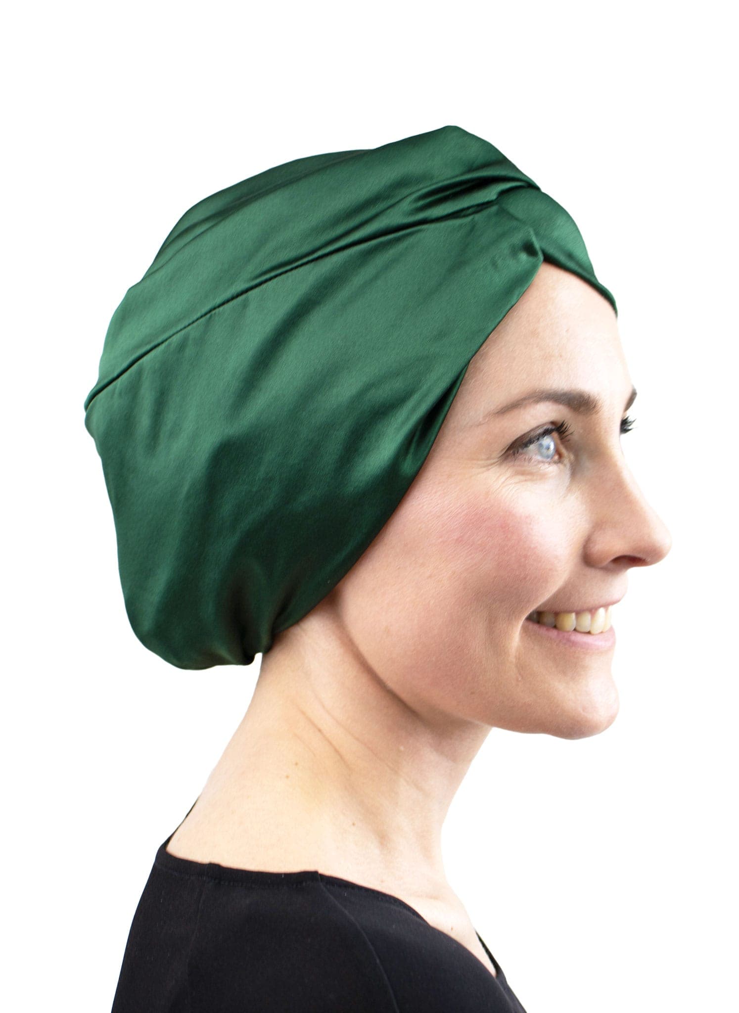 Sovmössa Turban Mörkgrön