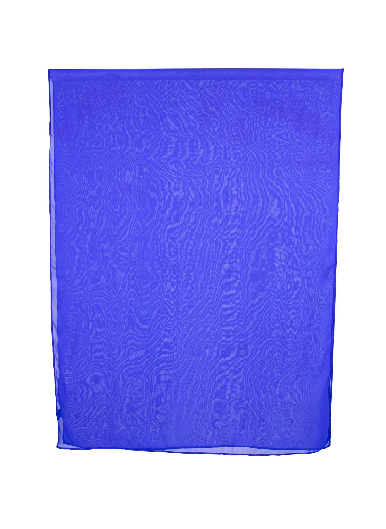 Sidensjal Chiffong 180x65 cm Kornblå