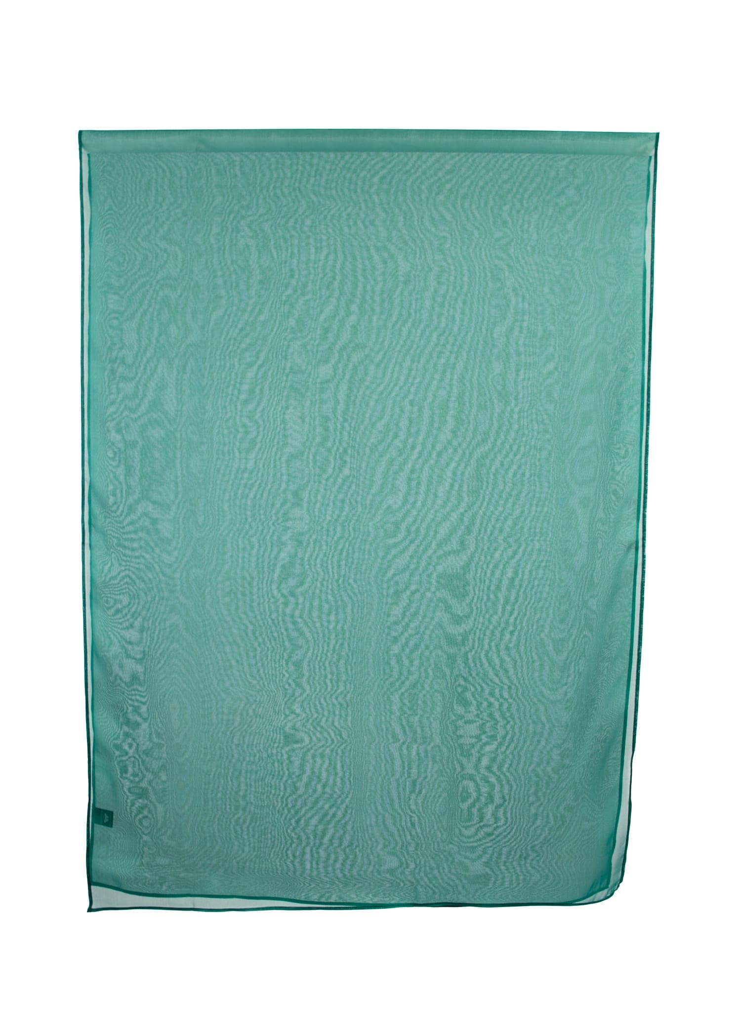 Sidensjal Chiffong 180x65 cm Skogsgrön
