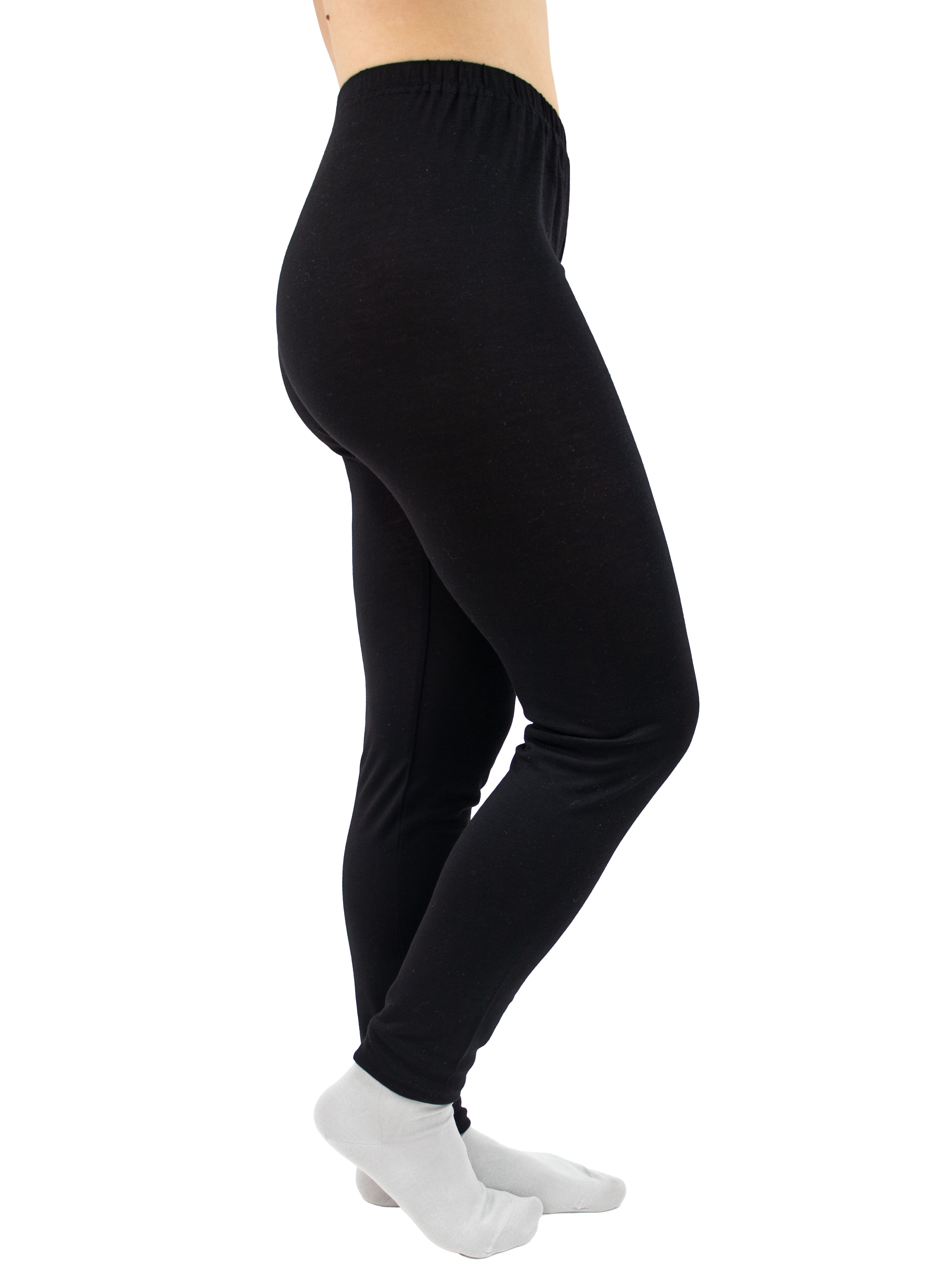 Damlångkalsong Woolsilk 82/18 Svart