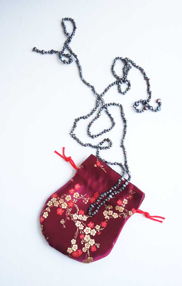 Pärlhalsband 150cm