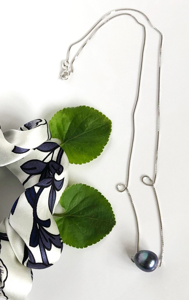 Halsband Rund Pärla 