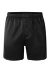 Herrboxer Sidensatin, Svart