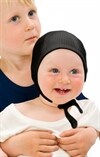 Sidenbabymössa svart