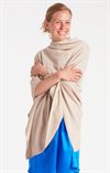 Poncho Ull Kashmir Beige