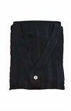Sidenpyjamas Rand satin, svart